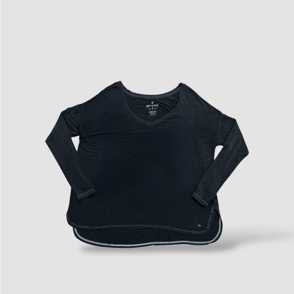 Women’s Grey Long Sleeve Oversized Top
